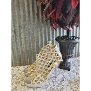 Fredricks Of Hollywood High Heels Silver